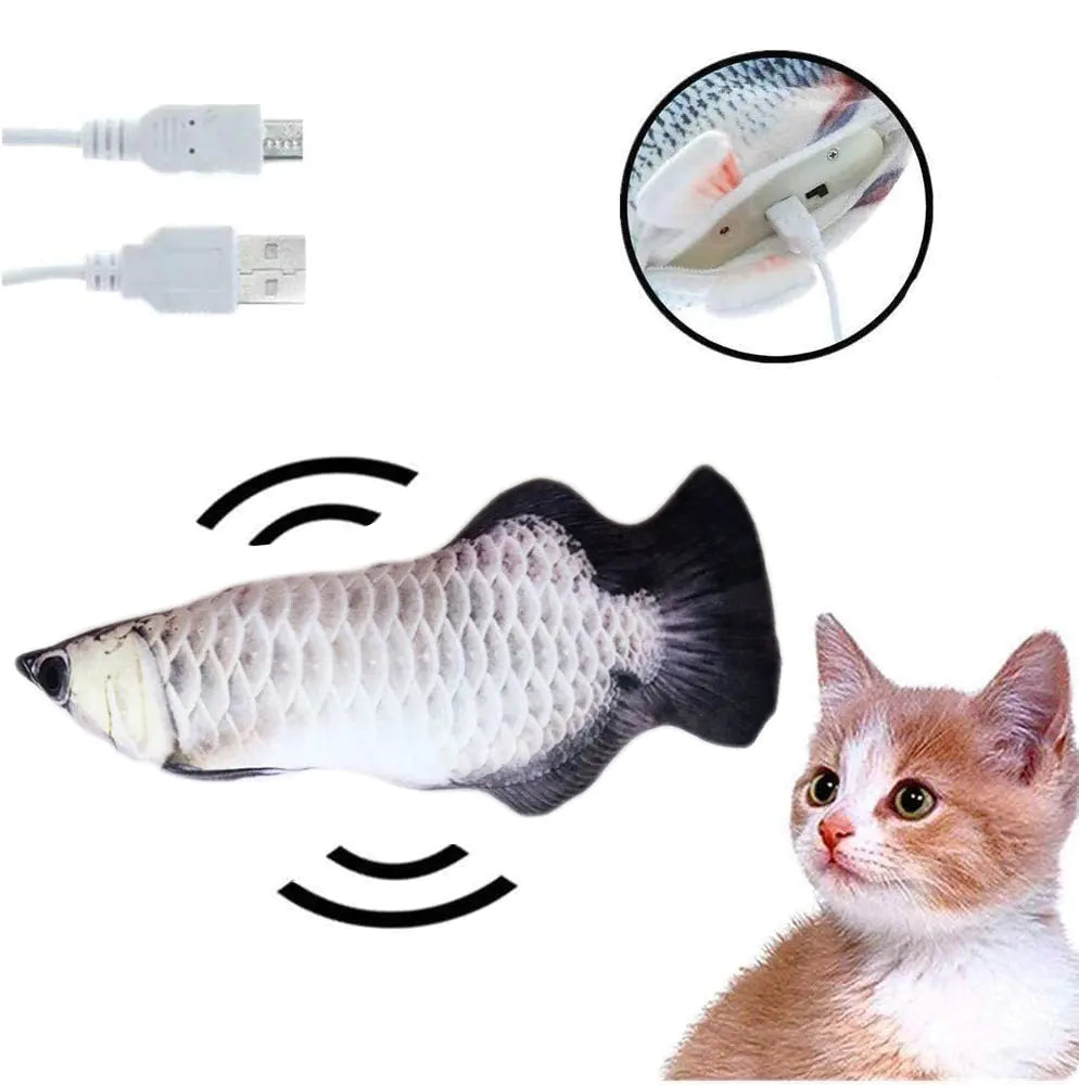 Toy Electric Fish for Cat Entertainment