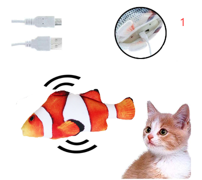 Toy Electric Fish for Cat Entertainment