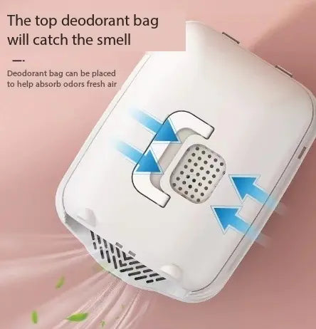 Large Half-Enclosed Cat Litter Box for Big Cats